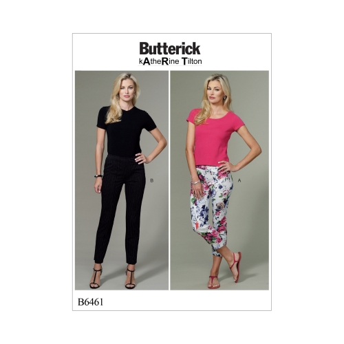 Ompelukaavat: Misses' Seam-Detail Pants, Butterick B6461B