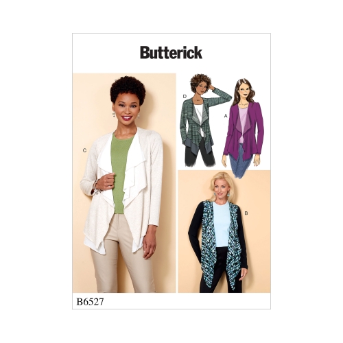 Naiste trikoojakk, Butterick B6527