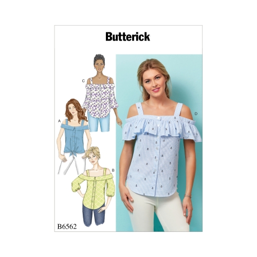 Ompelukaavat: Misses' Top, Butterick B6562