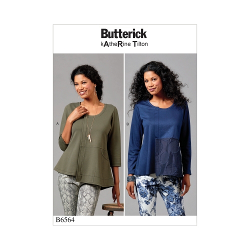 Ompelukaavat: Misses' Top, Butterick B6564