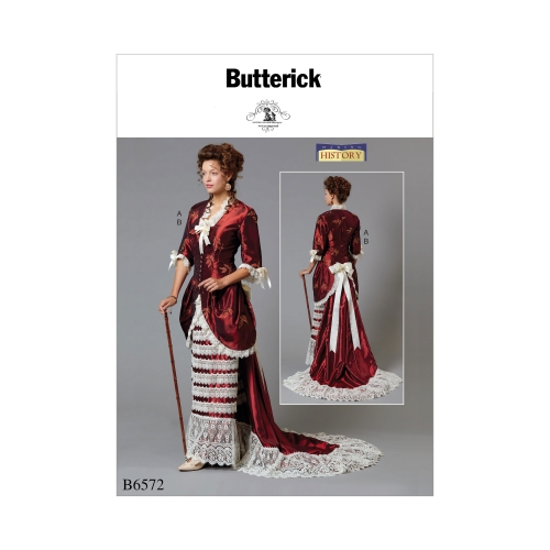 Ompelukaavat: Misses' Jacket and Skirt with Train, Butterick B6572