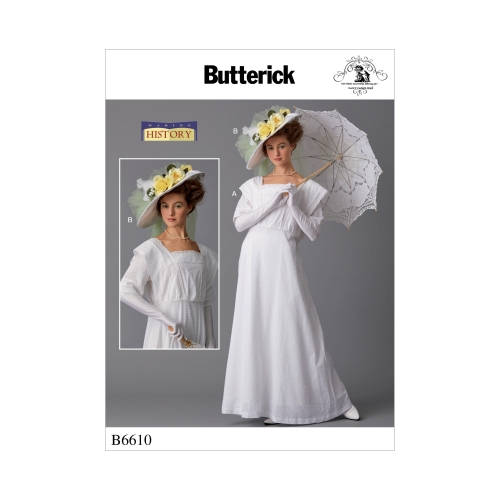 Ompelukaavat: Misses' Costume and Hat, Butterick B6610