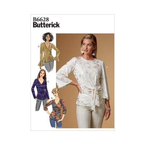 Ompelukaavat: Misses' Top, Butterick B6628