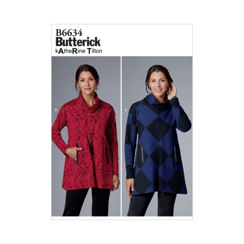 Ompelukaavat: Misses' Tunic, Butterick B6634