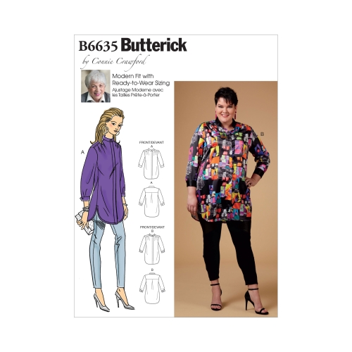 Ompelukaavat: Misses', Women's Shirt, Butterick B6635