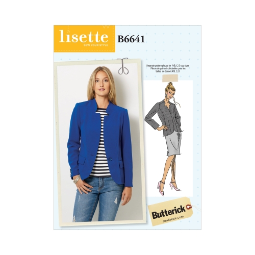 Naiste jakk, Butterick B6641