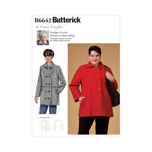 Naiste mantel, Butterick B6642