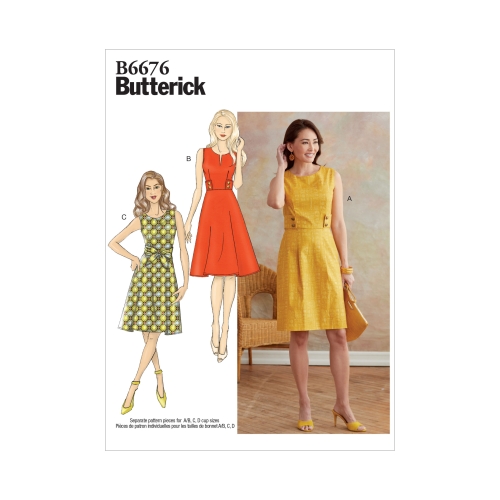 Naiste kleit, Butterick B6676