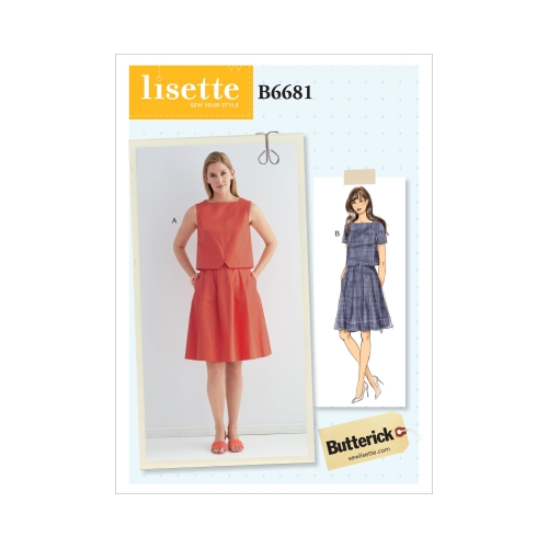 Naiste kleit, Butterick B6681