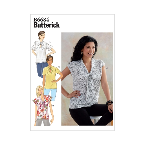 Ompelukaavat: Misses' Top, Butterick B6684