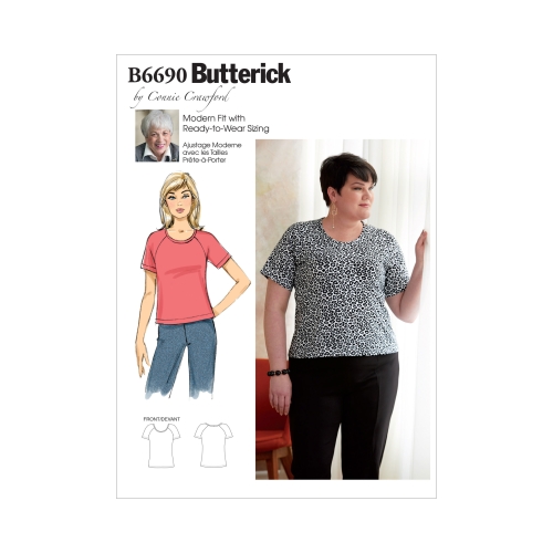 Ompelukaavat: Misses', sizes: Woman Top, Butterick B6690