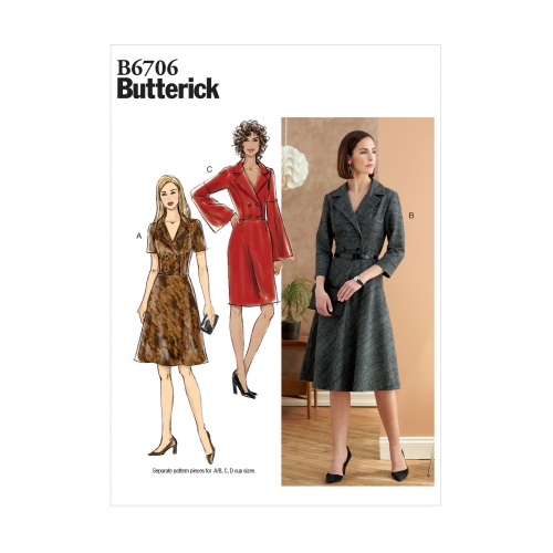 Naiste kleit, Butterick B6706