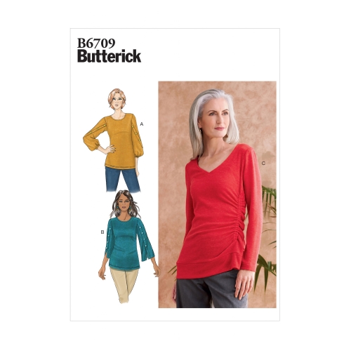 Ompelukaavat: Misses' Top, Butterick B6709
