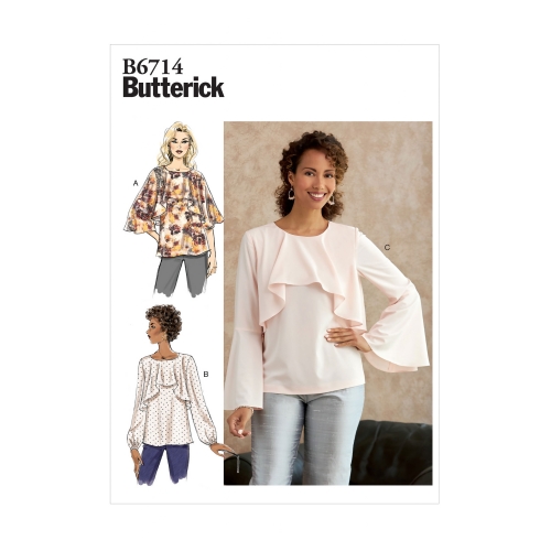 Ompelukaavat: Misses' Top, Butterick B6714