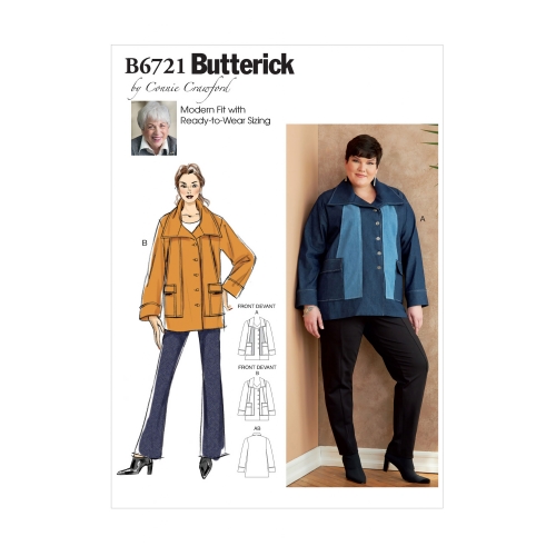 Naiste jakk, Butterick B6721