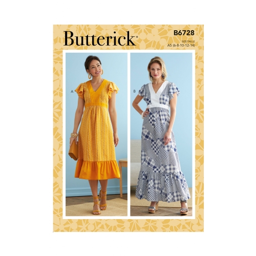Naiste kleidid, Butterick B6728