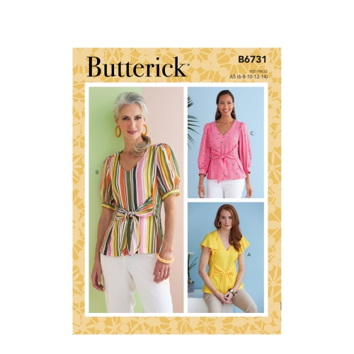 Ompelukaavat: Misses' Top, Butterick B6731