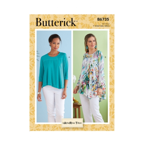 Ompelukaavat: Misses' Top, Butterick B6735