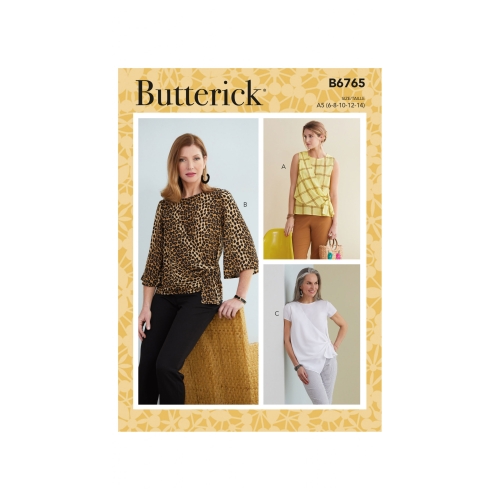 Misses' Tops, Butterick B6765