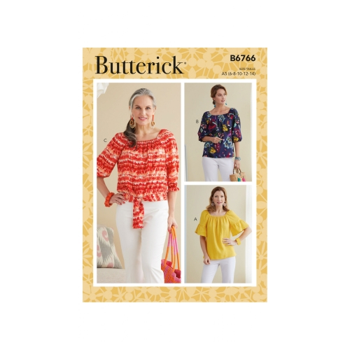 Ompelukaavat: Misses' Tops, Butterick B6766