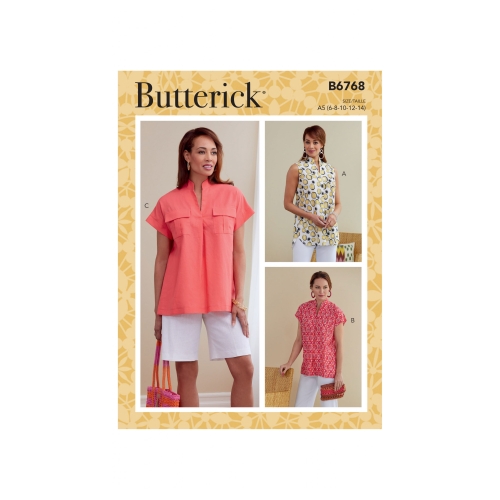 Ompelukaavat: Misses' Top, Butterick B6768