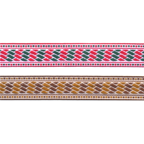 Masinal kootud mustripael, katkendlike diagonaaltriipudega, 2 cm