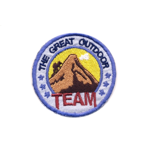 Embroidered Iron-On Patch, ø 5,8 cm