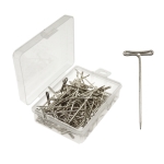 T-kujuga lamanduvad nööpnõelad, ~100 tk, 38 mm x ø1,2 mm, KL1961