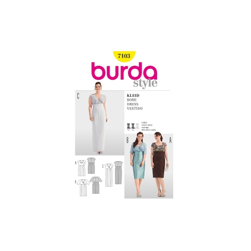 Kleit Nr. 44-54, Burda Style Nr. 7103