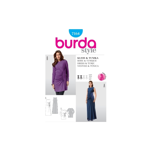 Kleit suurustele Nr. 38-50, Burda Style Nr. 7164