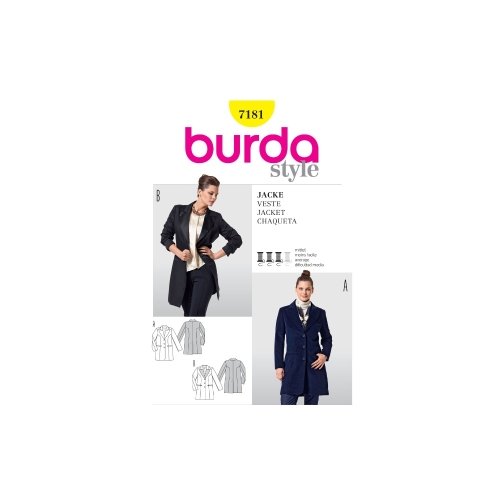 Jakid Nr. 44-54, Burda Style Nr. 7181