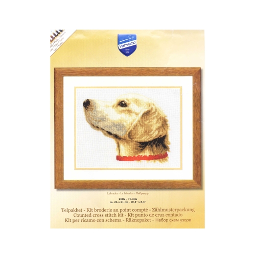 Tikkimiskomplekt Labrador, Vervaco, 2002-75.306