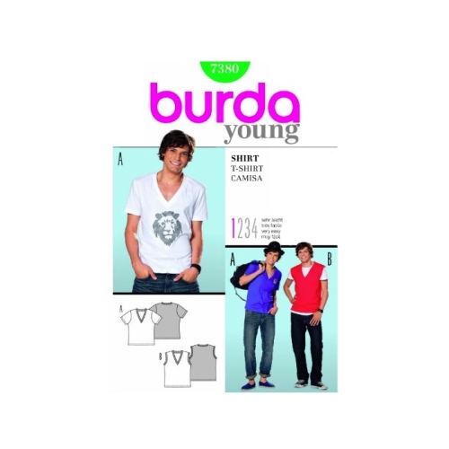 Lõiked suurustele Nr. 44-56, Burda Style Nr. 7380