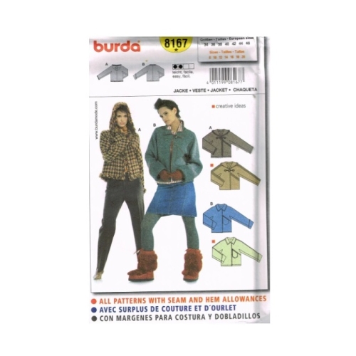 Jakid Nr. 34-46, Burda Style Nr. 8167