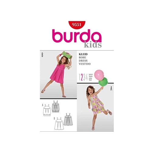 Kaavat lapset 92-122 cm, Burda Style Nr. 9551