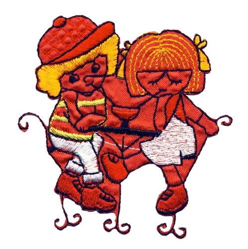 Triigitav aplikatsioon, 7,5 x 7,0 cm 