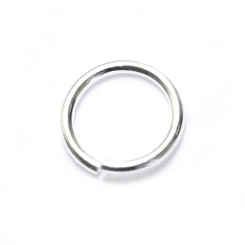 Hopeasta (925) rengas ø7 x 0,8 mm