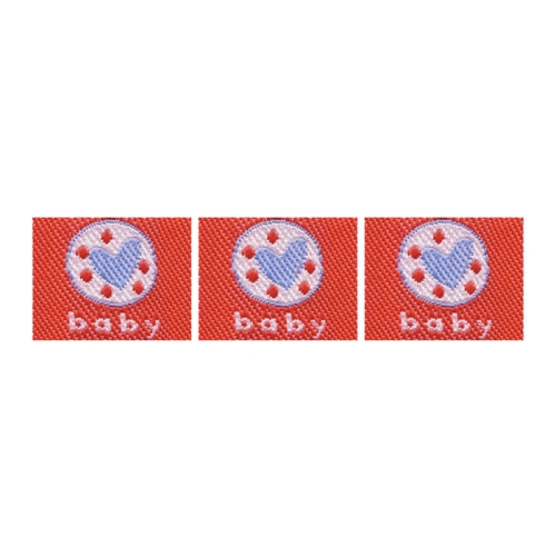 Õmmeldav tekstiilaplikatsioon, 2,5 x 2,0 cm x2, AJ87 	
