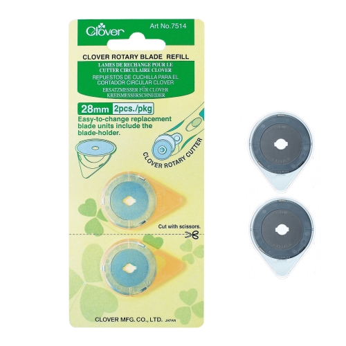 Ketaslõikuri tagavaratera ø28 mm, 2 tk, Clover (Japan) 7514