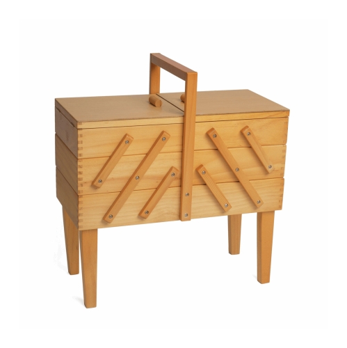 Puidust laialitõmmatav tarvikute laegas, 21.2 x 41.9 x 44.7 cm, Hobby Gift GB8550