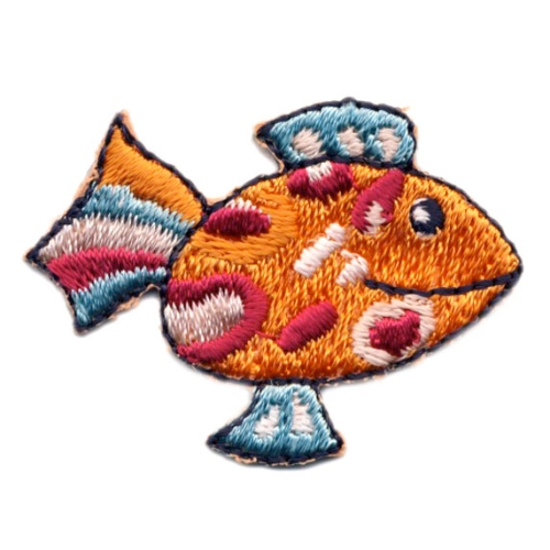 Аппликация клеевая, вышивка текстильная, Термоаппликация, 4,0 x 3,0 cm, AP89