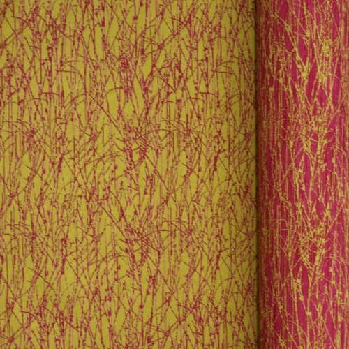 Kahepoolselt kasutatav sisustuskangas kootud mustriga, Congo