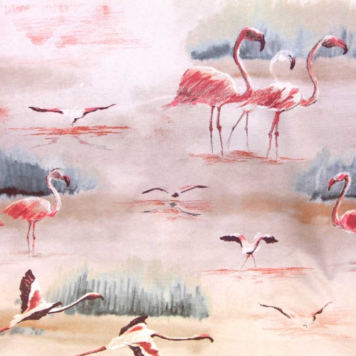 Puuvillane kangas, Edinburgh Weavers, Šotimaa, Lifestyle, Flamingo