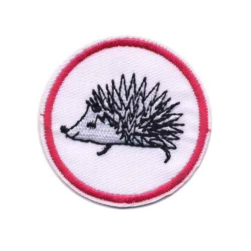 Silitettäva kangasmerkki, paikka, ø 5,0 cm