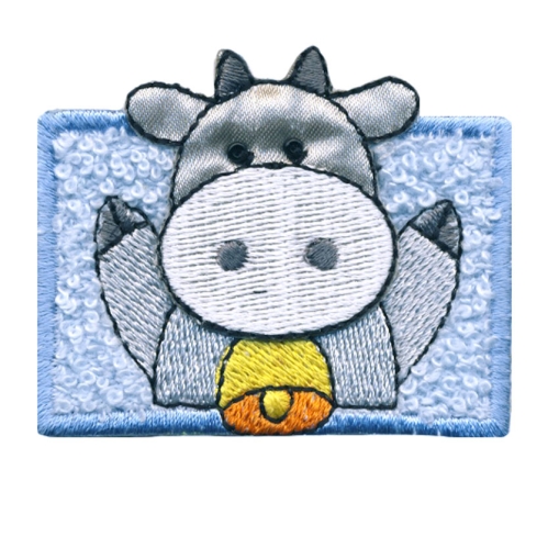Аппликация клеевая, вышивка текстильная, Термоаппликация, 6,0 x 4,5 cm, HO6