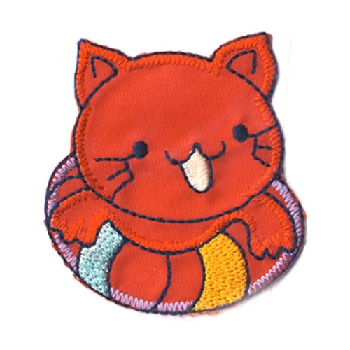 Silitettäva kangasmerkki, paikka, 5,0 x 5,0 cm