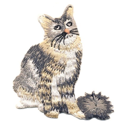 Silitettäva kangasmerkki, paikka, 7,0 x 6,0 cm, AI31