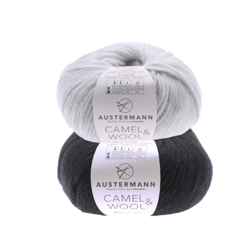 Kaamelivilla sisaldusega lõng Camel &amp; Wool, Austermann