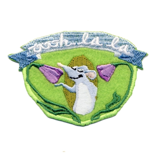 Silitettäva kangasmerkki, paikka, 7,5 x 5,2 cm, FI10