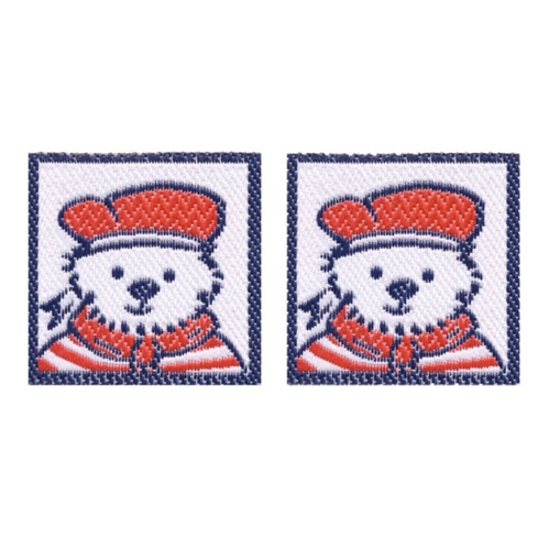 Õmmeldav aplikatsioon, 3,0 x 3,0 cm, x2, AG89 